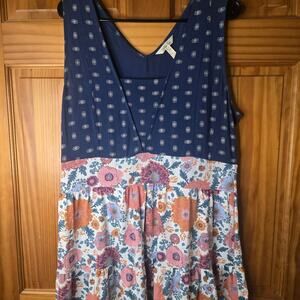 chinese dress ladies Red, White, & Blueberry Adventures Maxi Dress main image 1